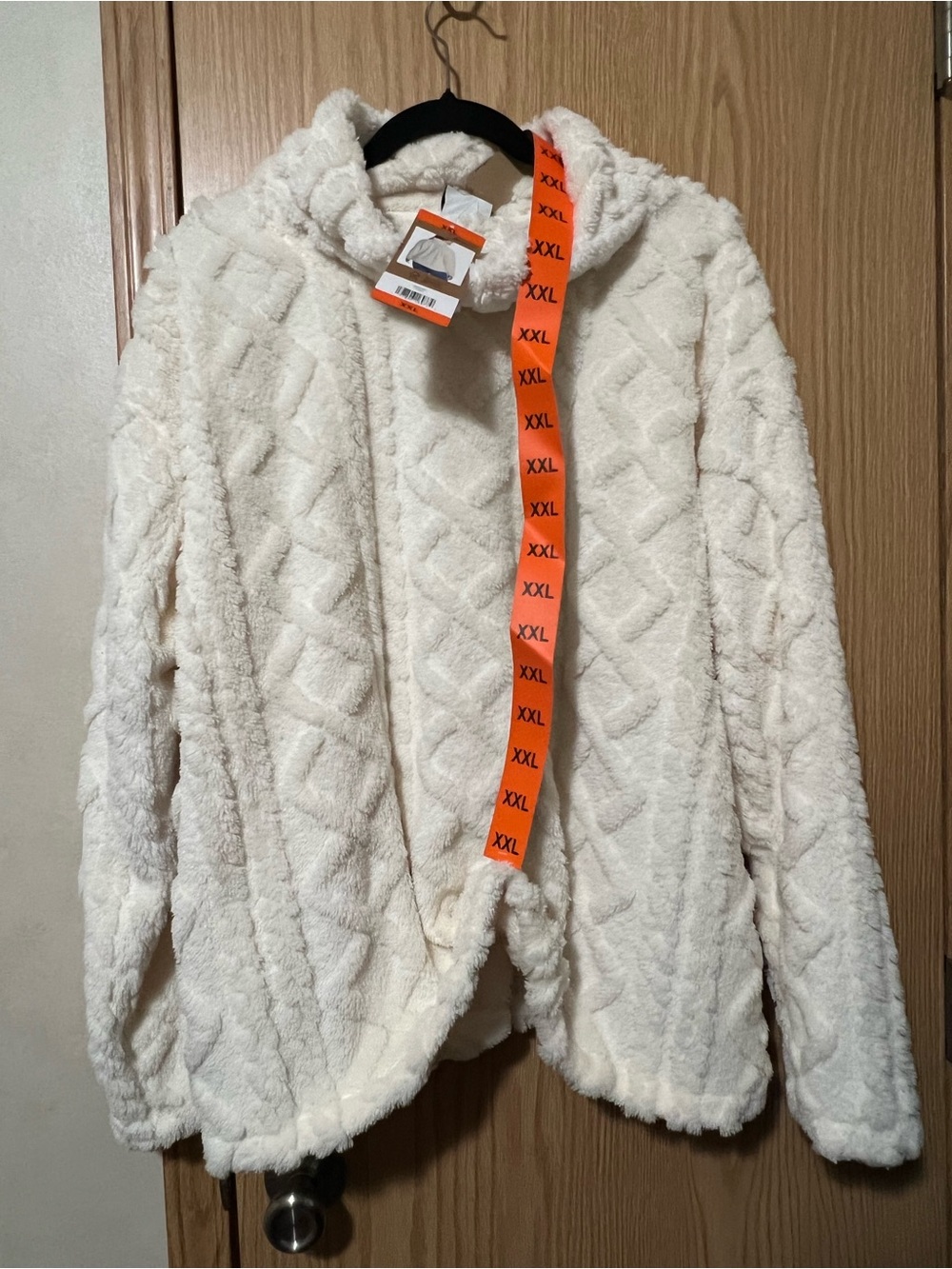 Eddie Bauer Cream Plush Cowl Turtleneck Sweater NWT